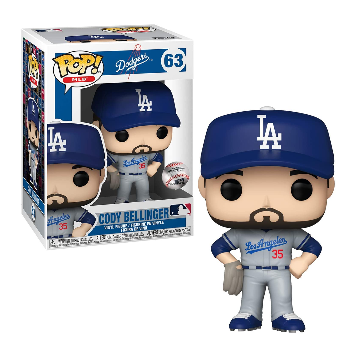 MLB Dodgers Cody Bellinger 63 Funko Pop