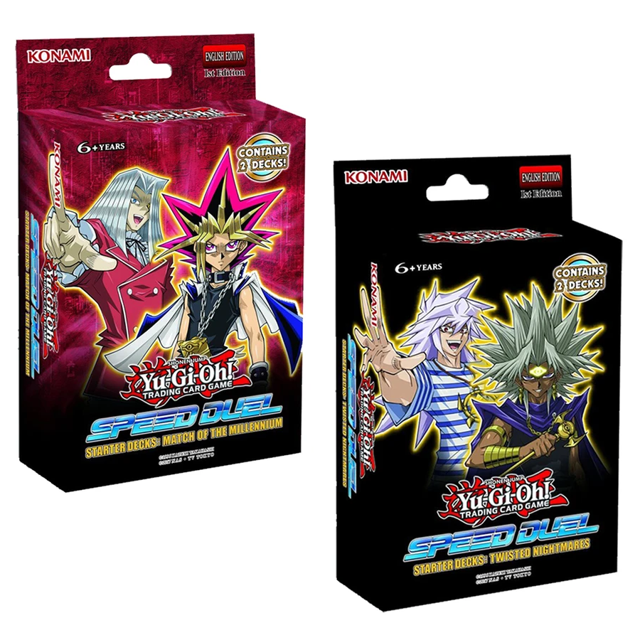 yugioh speed duel starter decks twisted nightmares Deck Match Of The Millennium And Box Yu-Gi-Oh! SPEED DUEL: TWISTED NIGHTMARES