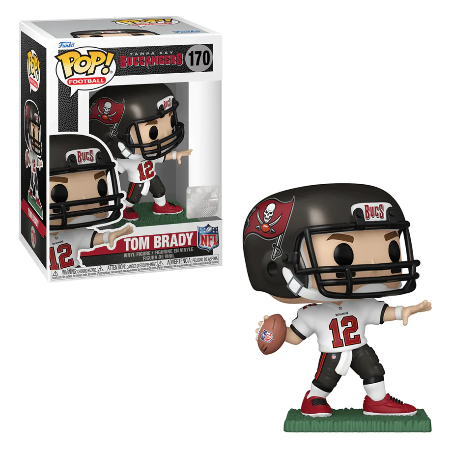 Funko Pop! NFL: Buccaneers: Tom Brady (Away) #170 – Mero Games