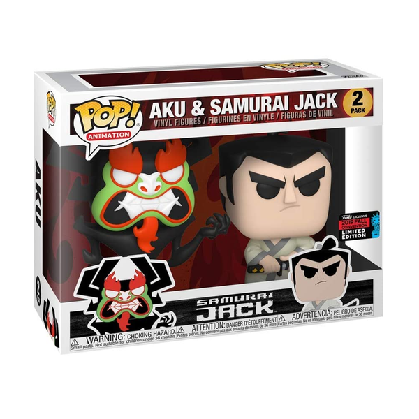 Funko Pop! Aku & Samurai Jack 2-pack [2019 Fall Convention]