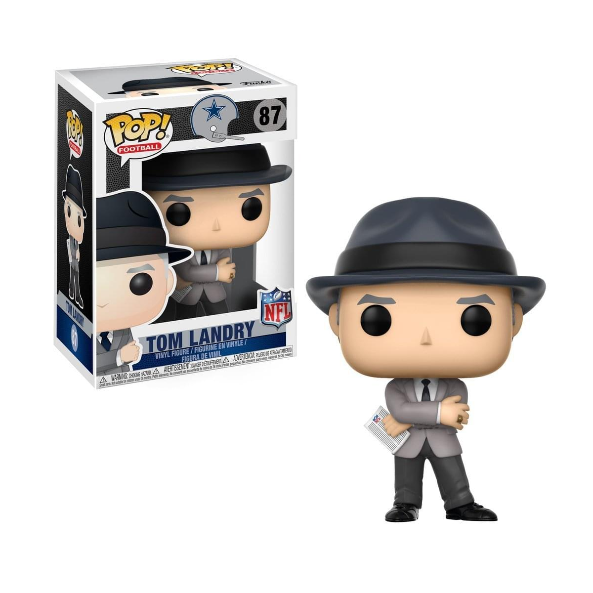 NFL DALLAS COWBOYS Tom Landry Funko POP! – Elements Custom Emporium