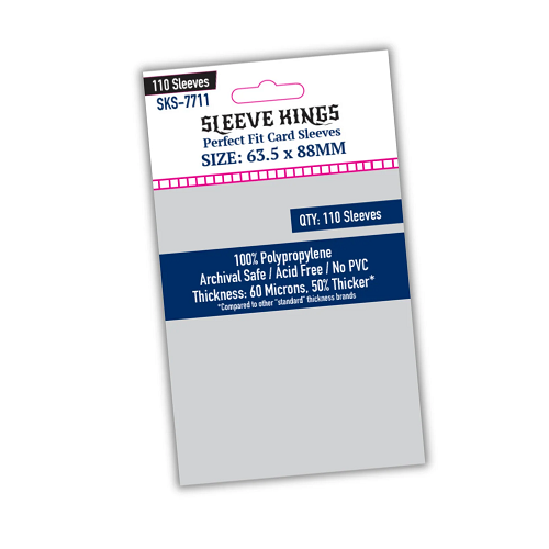 Sleeve Kings Perfect Fit Sleeves 63.5 x 88mm BoomLoot Sleeve Kings Perfect Fit Sleeves 63.5 x 88mm BoomLoot