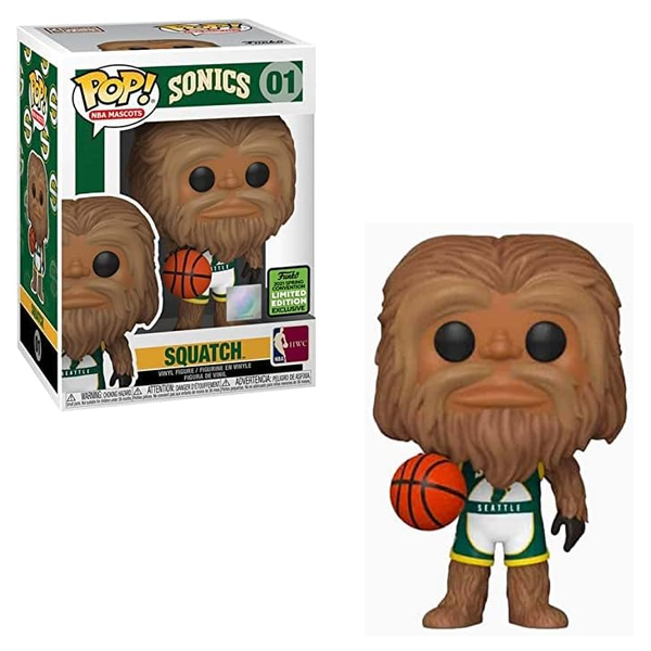 Funko Pop! NBA Mascots: Sonics - Squatch #01 [Spring 2021]