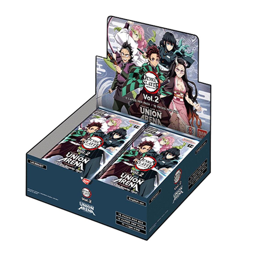 Union Arena TCG DEMON SLAYER Vol 2 Booster Box UEX05BT [16 Packs]