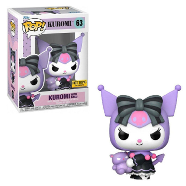 Funko Pop! Kuromi with Baku #63 [Hot Topic]