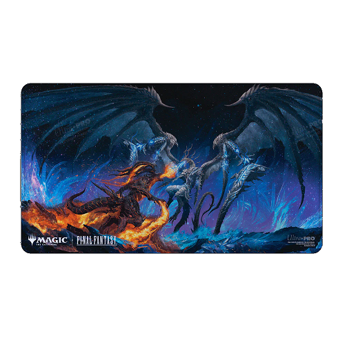 Magic: The Gathering FINAL FANTASY Ifrit vs Bahamut Holofoil Playmat