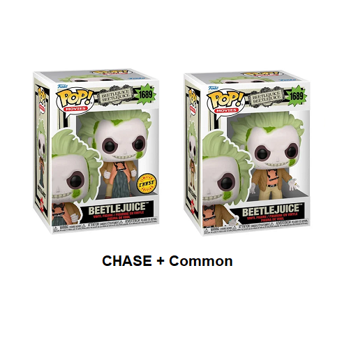 Funko Pop! BEETLEJUICE: Beetlejuice #1689 [CHASE + Common]