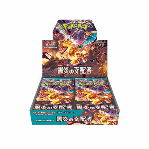 Pokemon TCG: Japanese Ruler of Black Flame Booster Box sv3 [30 Packs]
