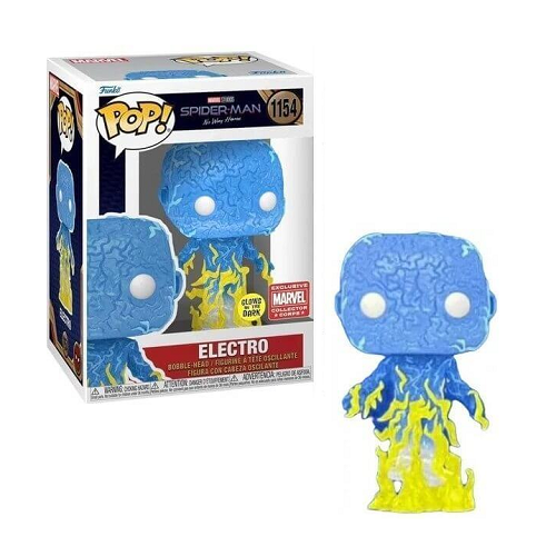 Funko Pop! SPIDER-MAN No Way Home: Electro #1154 [Marvel Collector Corp]