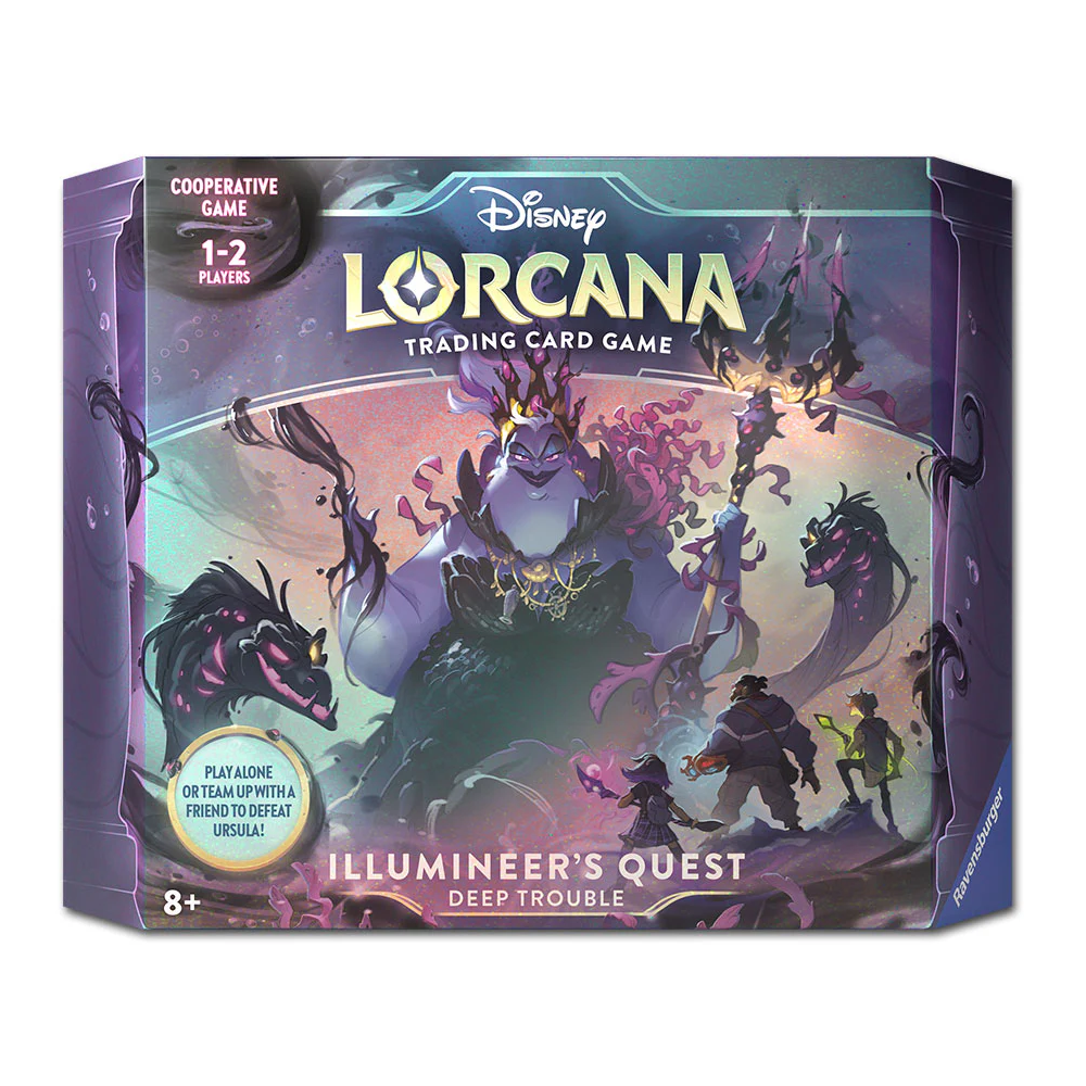 ロルカナ アースラ イルミネーターズ クエスト BOX Ursula' j131 Disney Lorcana TCG: Ursula's Return Illumineer's Quest – BoomLoot