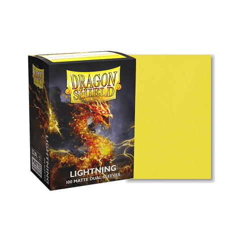 Dragon Shield Matte Dual Sleeves(Lightning) 100 Sleeves