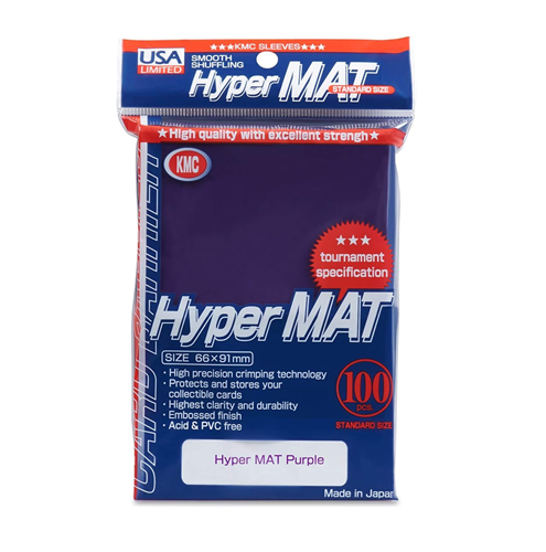 KMC Hyper MAT Sleeves - Purple