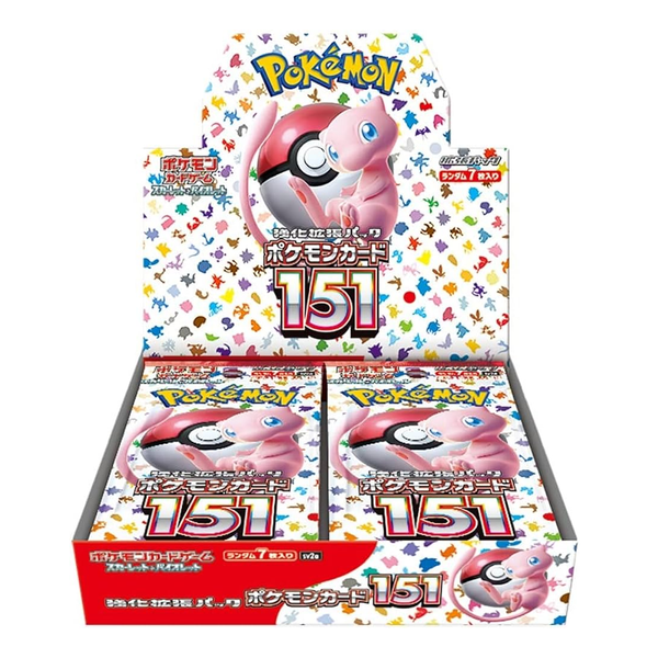 Pokemon TCG: Japanese 151 Booster Display Box sv2a [20 Packs] with shrink wrap