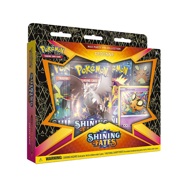 Pokemon TCG: Shining Fates - Mad Party Pin Collection [Dedenne]