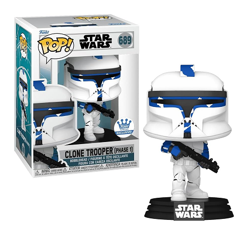 Funko Pop! STAR WARS: Clone Trooper[Phase 1] #689 [Funko Shop]