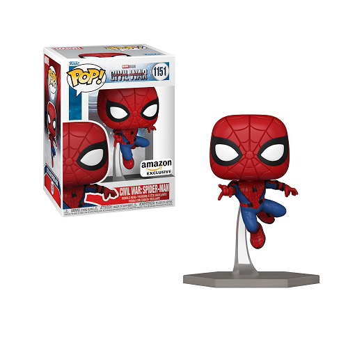 Funko Pop! CAPTAIN AMERICA Civil War: Civil War Spider-Man #1151 [Amazon]