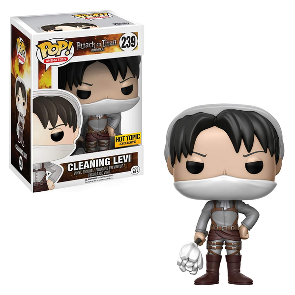 Funko Pop! ATTACK ON TITAN: Cleaning Levi #239 [HT]
