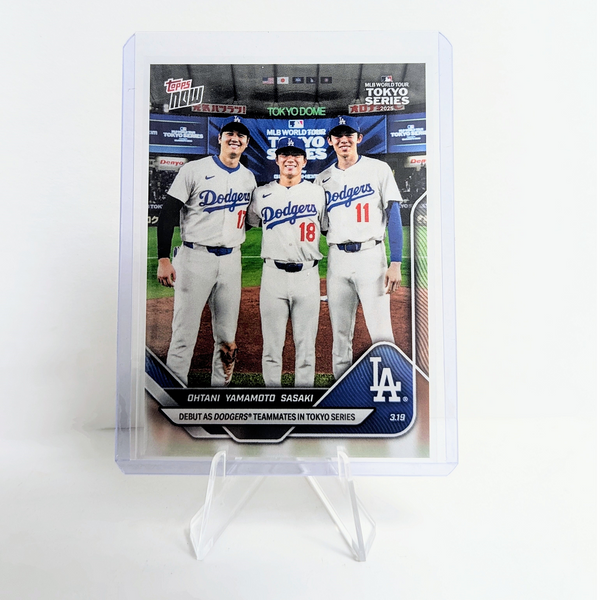 2025 MLB Topps Now Tokyo Series #7 Ohtani/Sasaki/Yamamoto