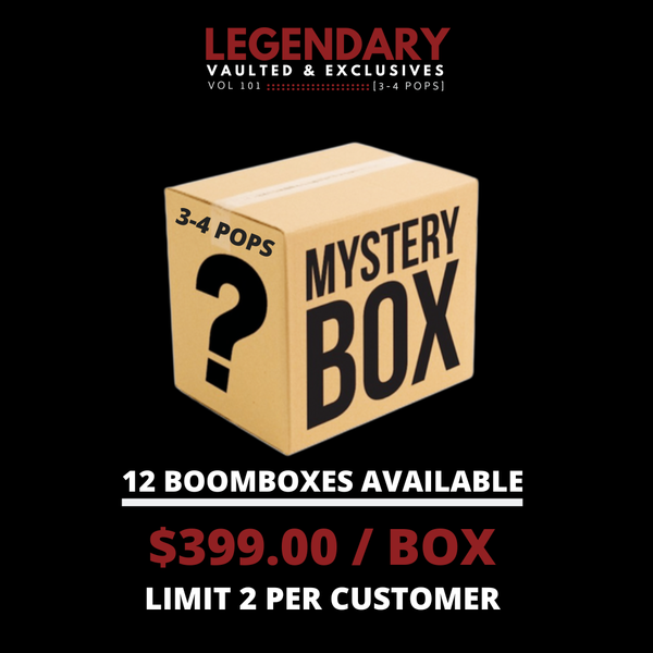 BoomLoot Mystery BoomBox Legendary Vaulted & Exclusives Volume 101 [3-4 Pops]