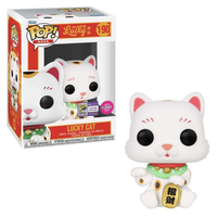 Funko Pop! ASIA: Lucky Cat - Flocked #190 [SDCC 2023]