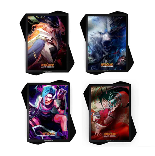 league of legends card sleeves Riftbound League of Legends TCG Origins Sleeves (100 Sleeves) – BoomLoot
