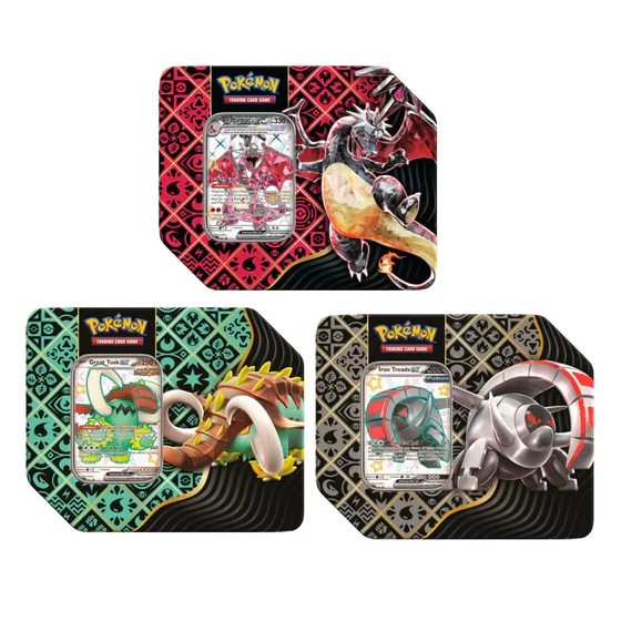 Pokemon TCG: Scarle & Violet - Paldean Fates Tin (set of 3)