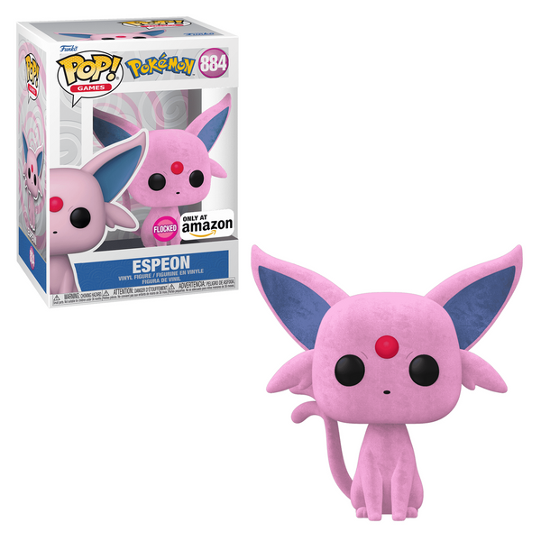 Funko Pop! POKEMON: Espeon [Flocked] #884 [Amazon]