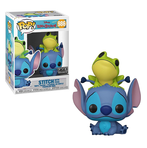 Funko Pop! LILO & STITCH: Stitch with Frog #986 [FYE]