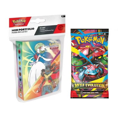Pokemon TCG: Mega Evolution Mini Portfolio BoomLoot Pokemon TCG: Mega Evolution Mini Portfolio BoomLoot