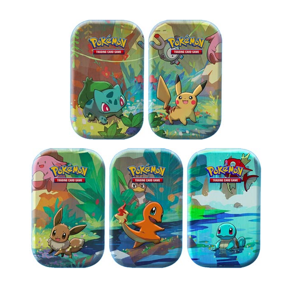 Pokemon TCG: Kanto Friends Mini Tin (1 Random Tin)