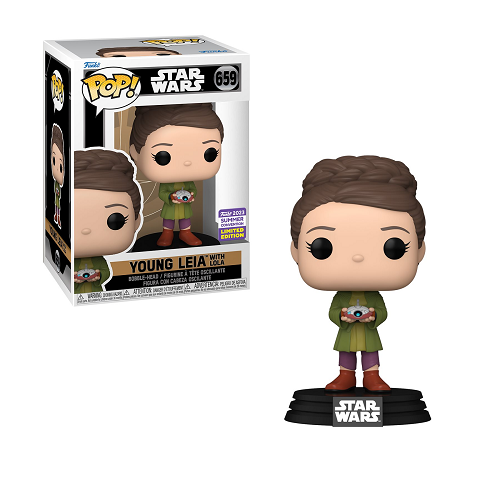 Funko Pop! STAR WARS: Young Leia with Lola #659 [Summer Convention 2023]