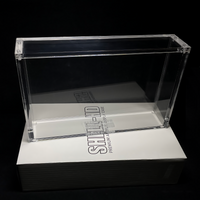 Premium Crystal Clear Acrylic Display Case with Magnetic Lid for Disney Lorcana Booster Box