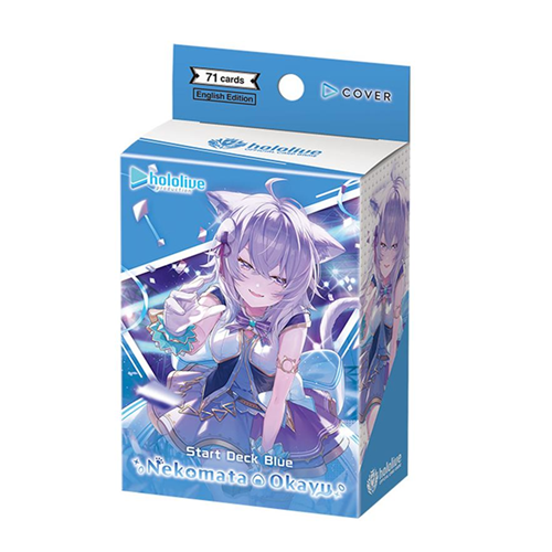 Hololive Official Card Game Starter Deck Blue - Nekomata Okayu
