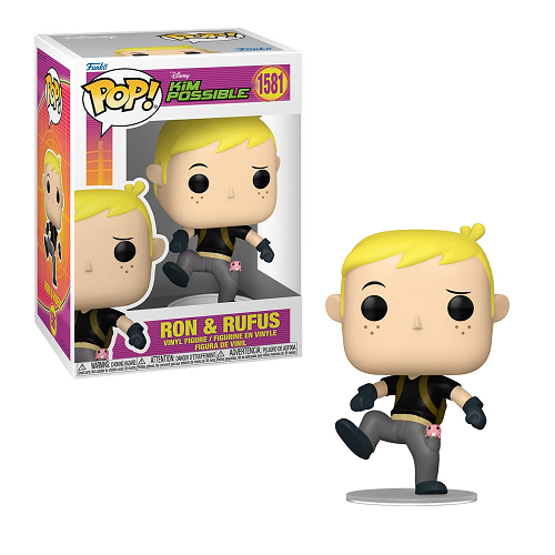 Funko Pop! KIM POSSIBLE: Ron & Rufus #1581