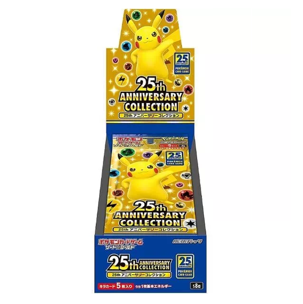 Pokemon TCG: Japanese Sword & Shield 25th Anniversary Collection Booster Box s8a [16 Packs]
