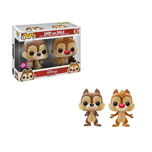 Funko Pop! DISNEY: Chip and Dale [Flocked] 2 Pack [SDCC]