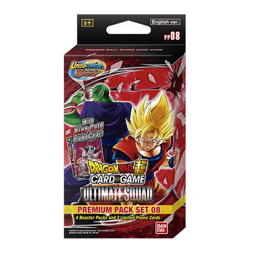 Dragon Ball Super TCG: Ultimate Squad Premium Pack Set 8 [4 Packs] –  BoomLoot