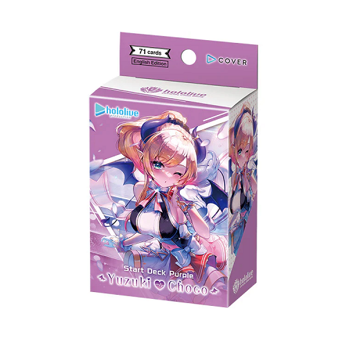 Hololive Official Card Game Starter Deck Purple - Yuzuki Choco