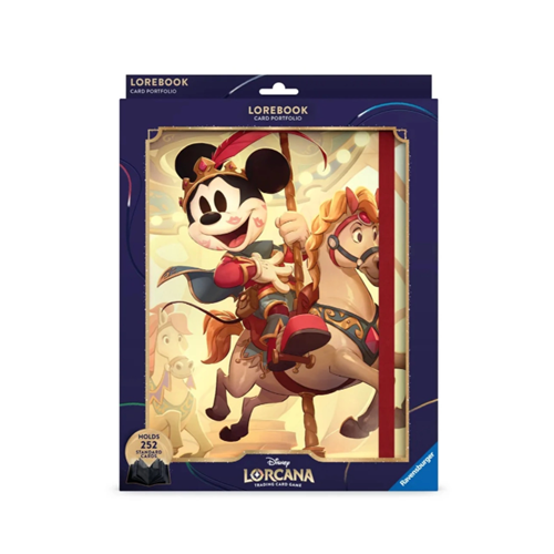 lorcana lorebook card portfolio Disney TCG: – BoomLoot The hardcover design with Lorcana Pre-Sale – COLLECTION Fabled Style:Amethyst/Steel