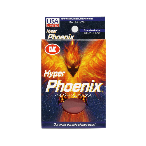 KMC Hyper Phoenix Matte Sleeves - Red