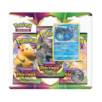Pokemon TCG: Sword & Shield - Vivid Voltage 3 Booster Blister Packs [Vaporeon]