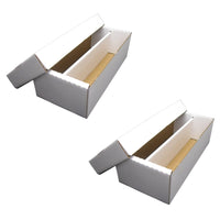 BCW Card Storage Box with Lid 1600 - Shoe [Set of 2]
