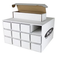 BCW Card House with 12 - 800 CT Boxes