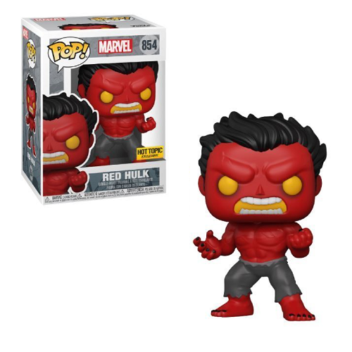 Funko Pop! MARVEL: Red Hulk #854 [Hot Topic]