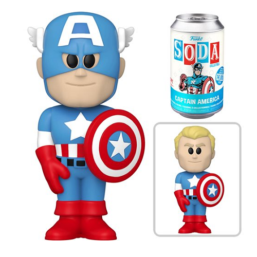 Funko Vinyl SODA: Captain America [Chance of Chase]