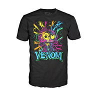 Funko Pop! TEES: Blacklight Venom[Eddie Brock]