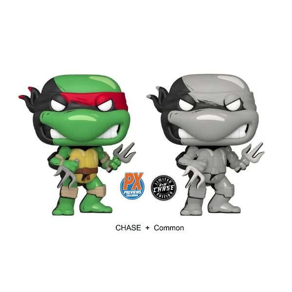 Funko Pop! NICKELODEON TMNT: Raphael [CHASE + Common] [PX Previews]