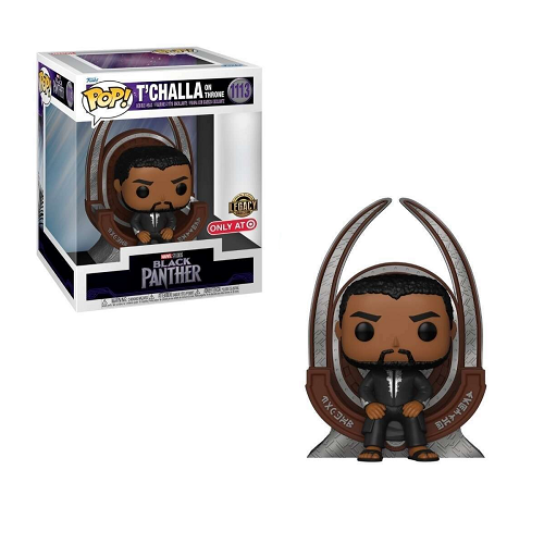 Funko Pop! BLACK PANTHER: T'Challa on Throne #1113 [Target]