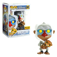 Funko Pop! DISNEY: Rafiki with Baby Simba [Diamond] #301 [Hot Topic]