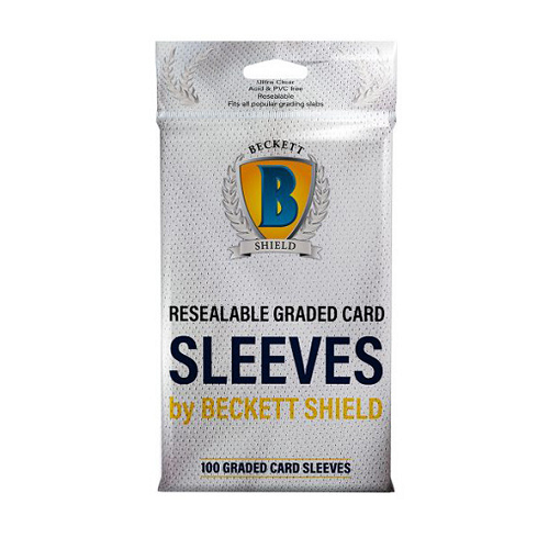 Beckett Shield Resealable Graded Card Sleeves 100 Pack